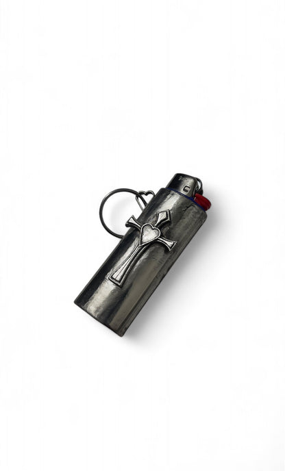 Divine Embrace Lighter Case (Silver)